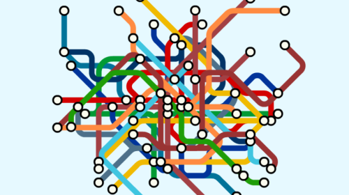 Metro Nexus Spagetti-ball subway diagram