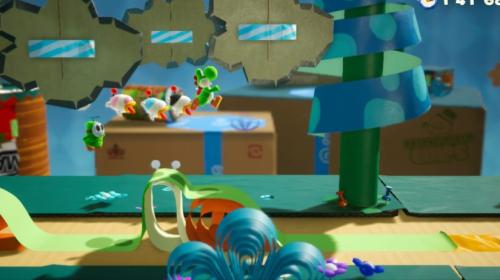 Yoshi's Crafted world