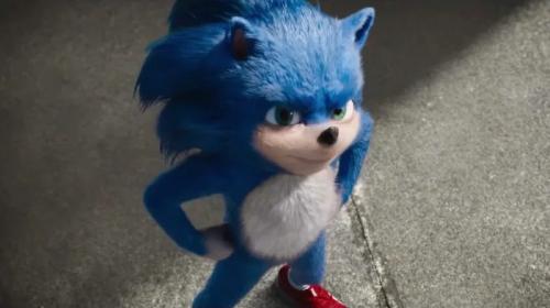 Sonic from the upcoming movie