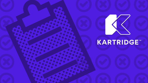 Logo for Kartridge.