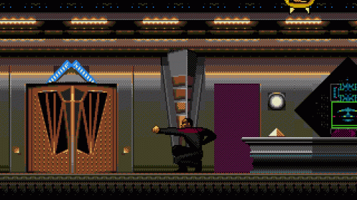 A gif of a Star Trek game.