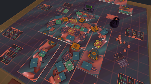 A screenshot of Roboston in Tabletop Simulator.