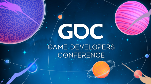 A logo for GDC 2021.