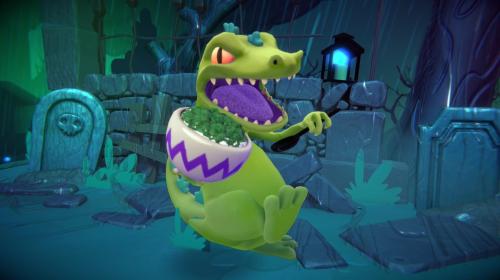 A picture of Reptar from Nickelodeon All Star Brawl.