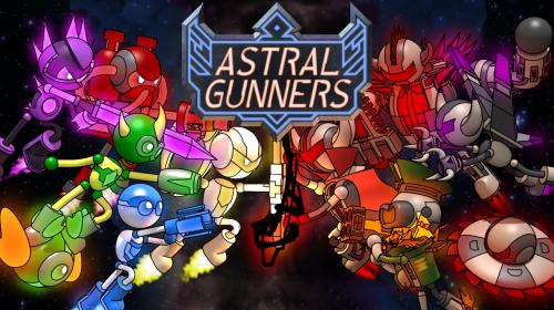 Astral Gunners Logo and characters