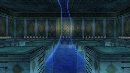 An image of part of the Water Temple from The Legend of Zelda Ocarina of Time.