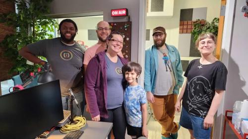 Picture of Mark, Lydia, Stephen and the Korths.