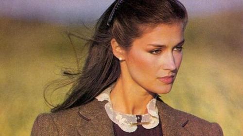 A picture of an ad from Ralph Lauren from the 1980s.