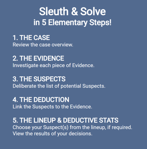 Five step instructions to play a game. Notably, NOT a tutorial.